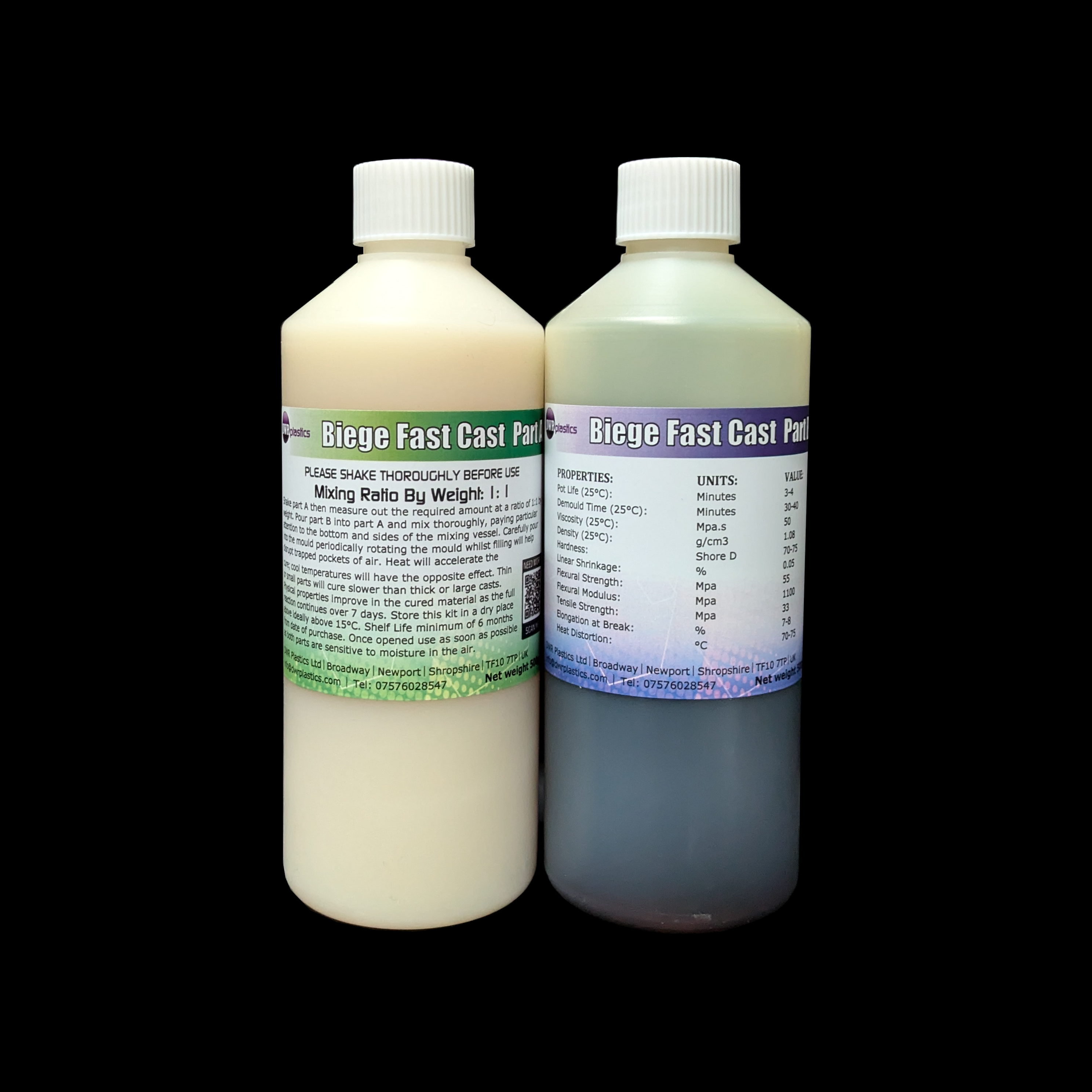 Beige Fast Cast Resin 1kg kit